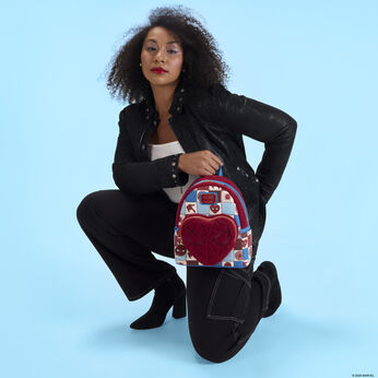 Spider-Man Sherpa Heart Mini Backpack, Image 2